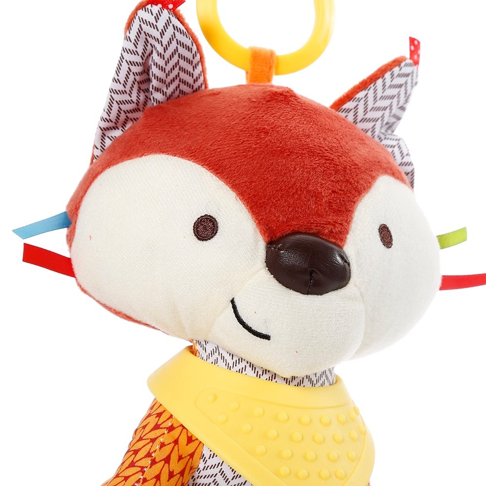 Baby Cute Fox Rattles Animal Car Toys Clip