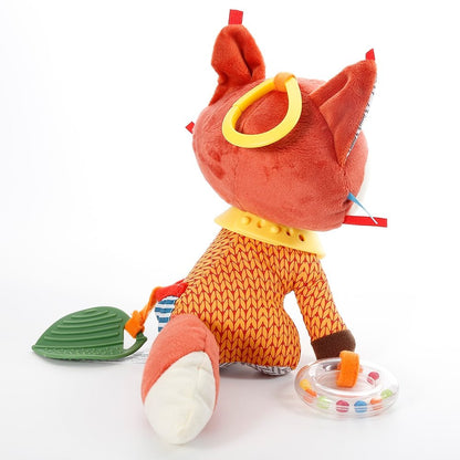 Baby Cute Fox Rattles Animal Car Toys Clip