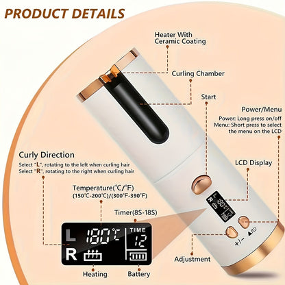 Cordless Hair Curle