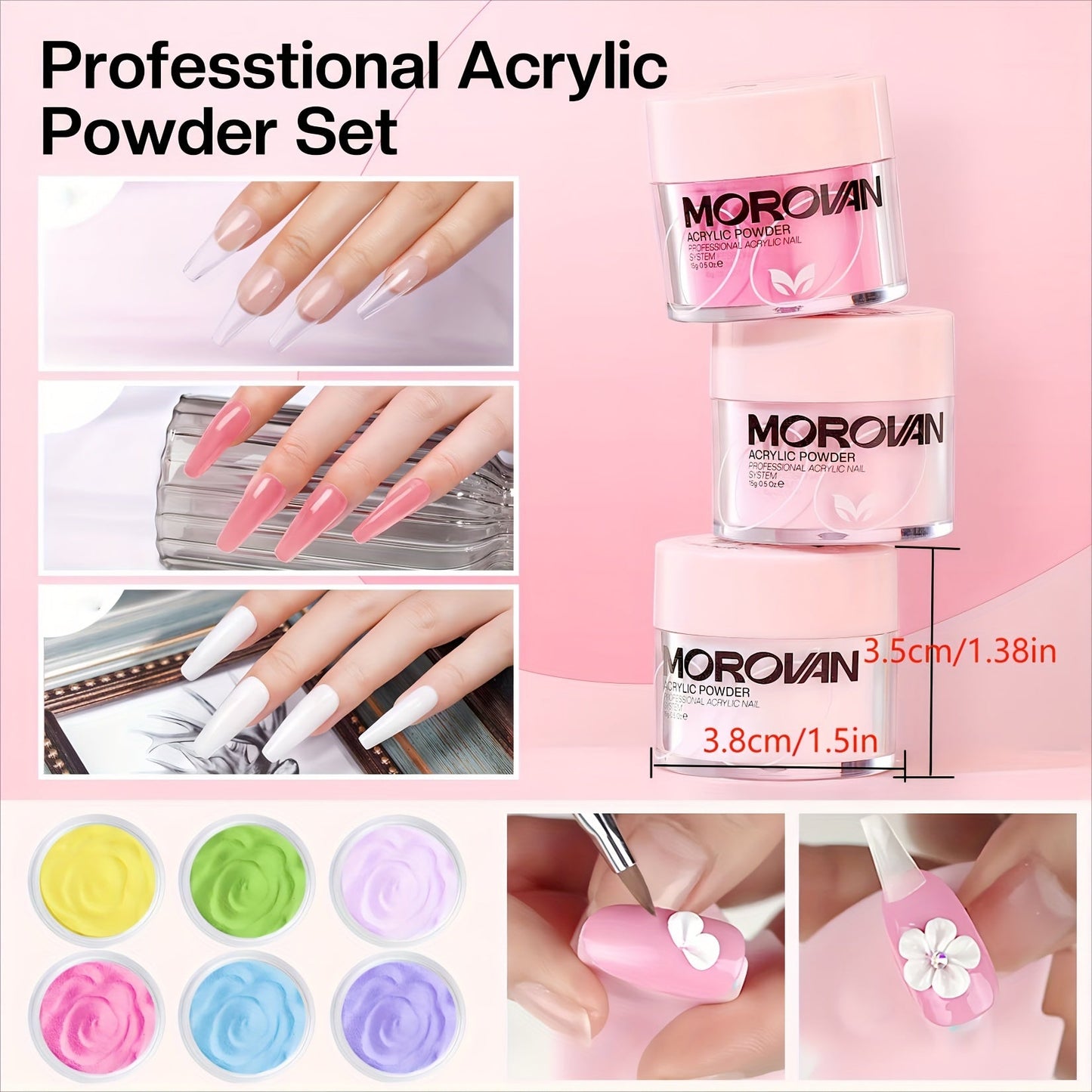 Morovan Acrylic Nail Kit