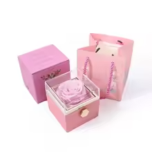 Eternal Rose & Necklace Box