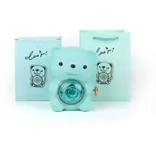 Eternal Rose Teddy Bear Gifts Box with Necklace