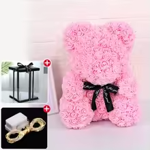 Eternal Rose Teddy Bear