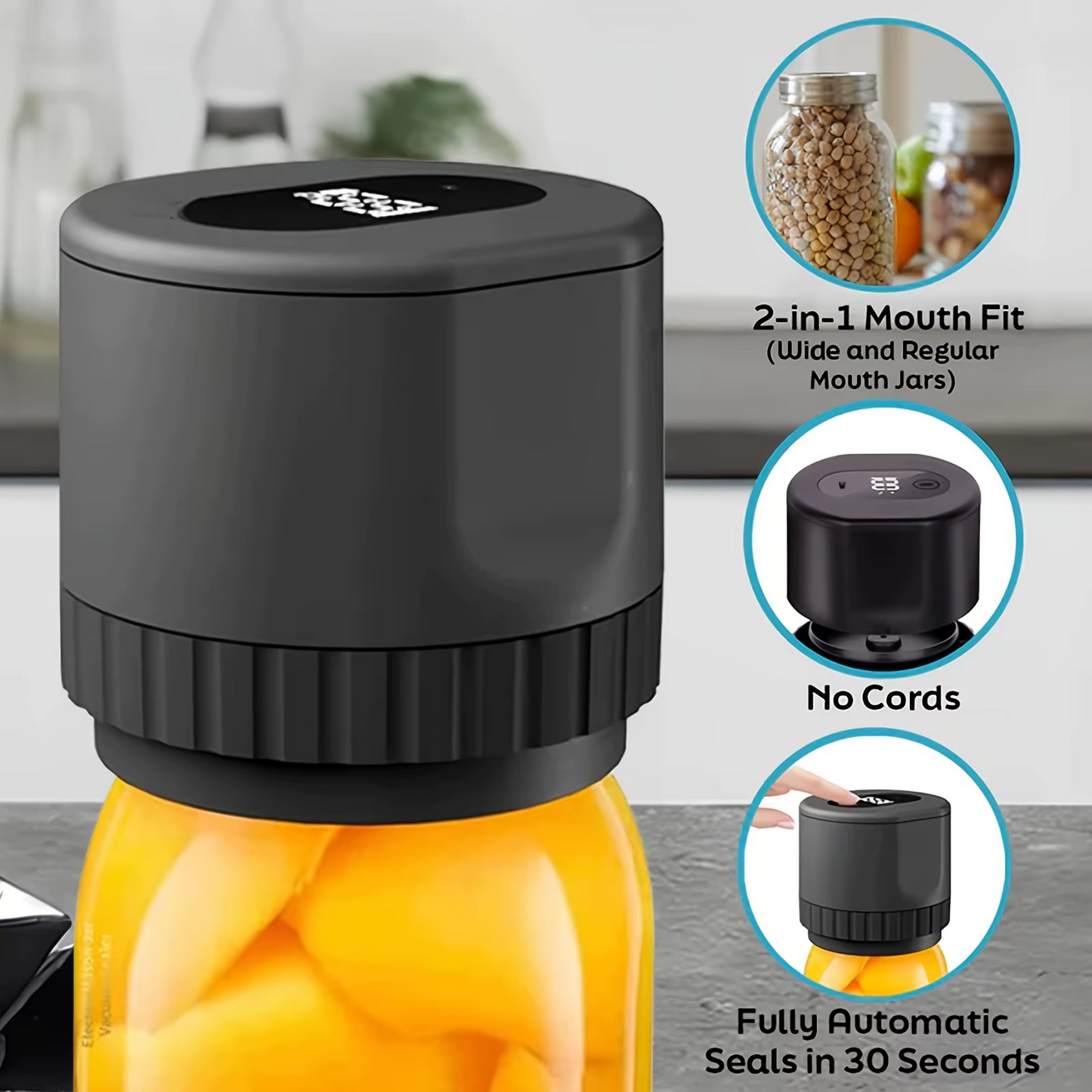 Electric Jar Vacuum Sealer