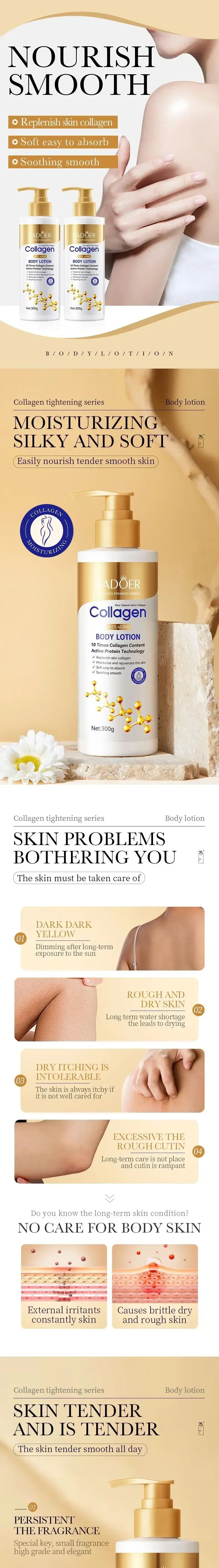 Collagen Milk Bleaching Face & Body Cream