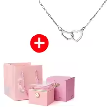 Eternal Rose & Necklace Box