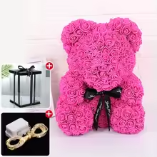 Eternal Rose Teddy Bear