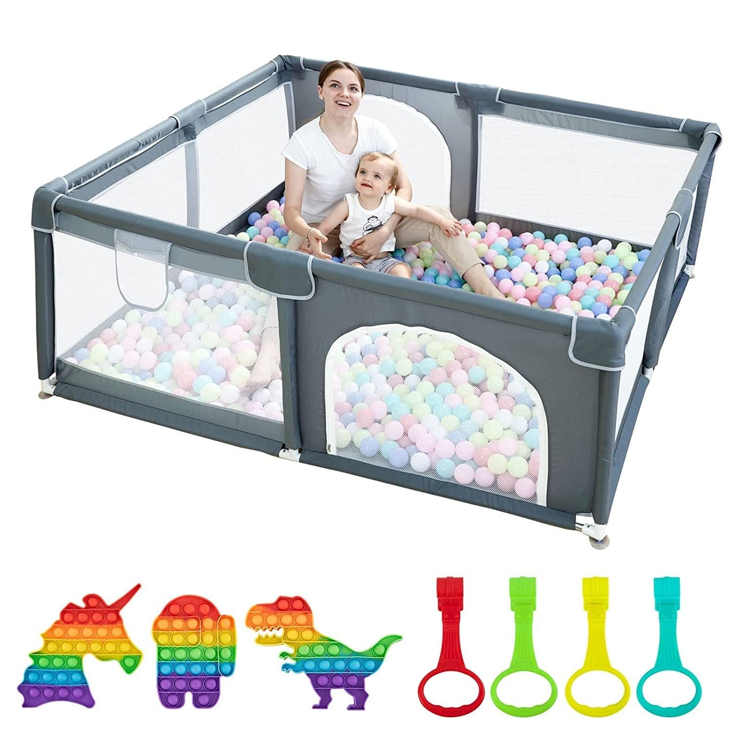 79x71 Large Baby Playpen