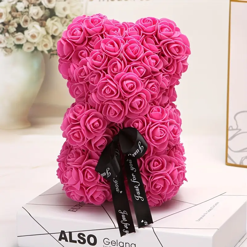 Eternal Rose Teddy Bear