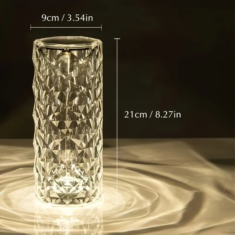 Crystal Diamond Table Lamp