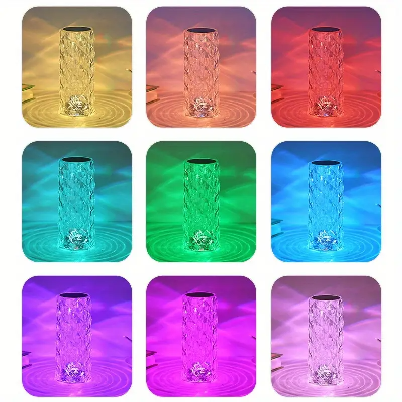 Crystal Diamond Table Lamp